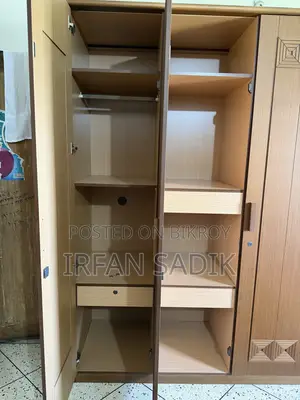 Hatil Wooden Almirah – Good Condition ( Only Used for 5 Months)