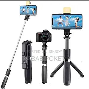 Q07 Bluetooth Selfie Stick Tripod With Remote | Wireless Mobile Stand