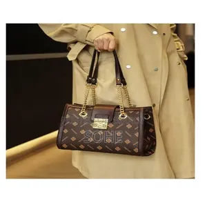 Elegant Brown Design Premium Tote Bag