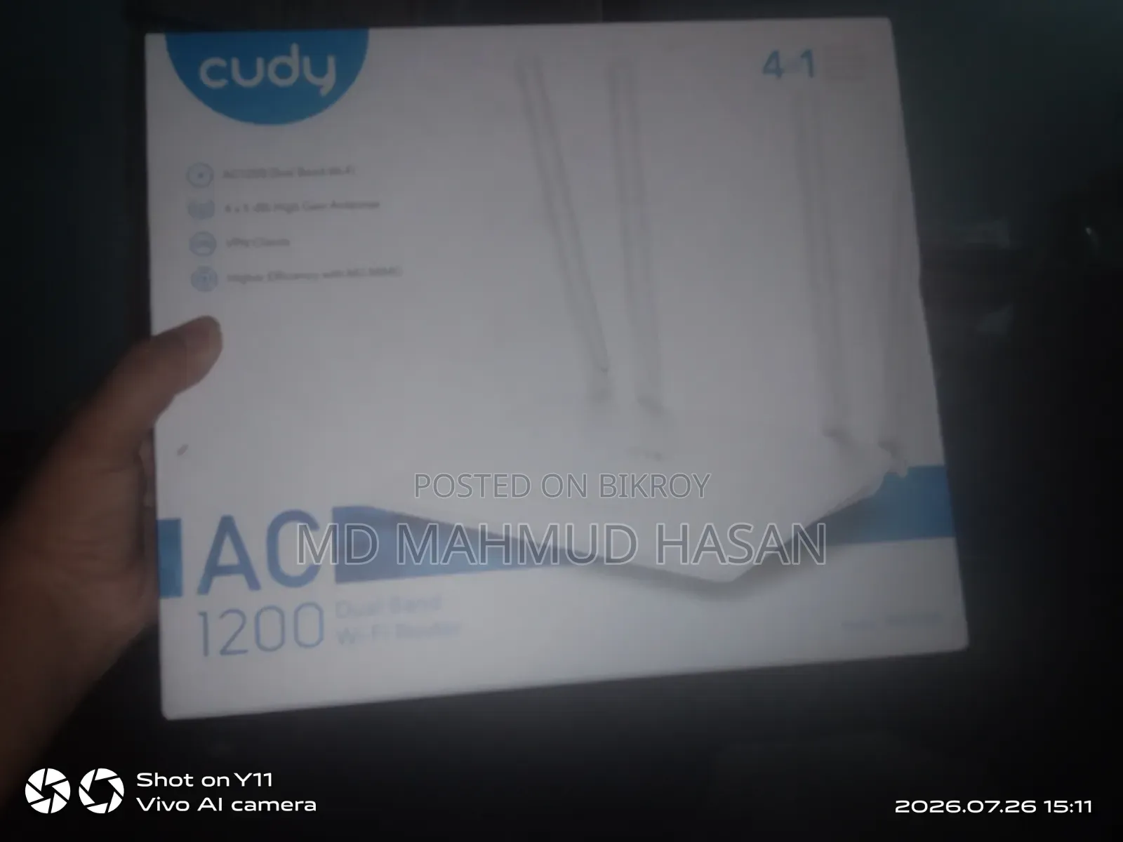 Cudy AC 1200 Dual Band Wifi Router
