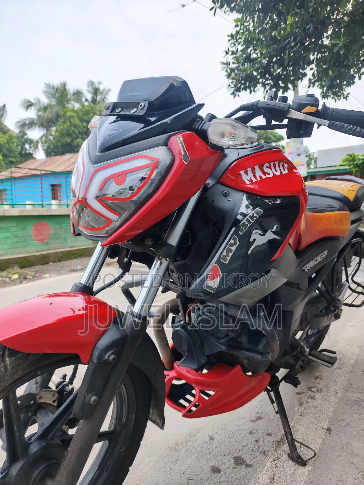 TVS Raider 125 2022 Red