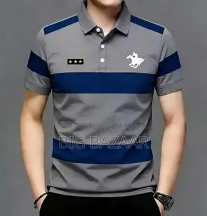 Striped Super Premium Half Sleeve Polo Shirts New Collection
