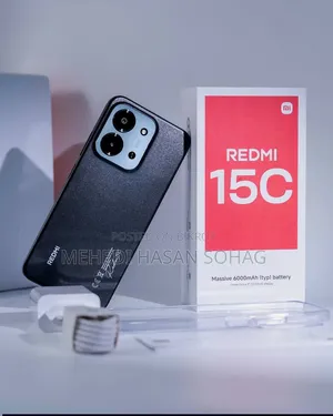 নতুন শাওমি রেডমি ১৫সি ৪জি ১২৮ জিবি কালো