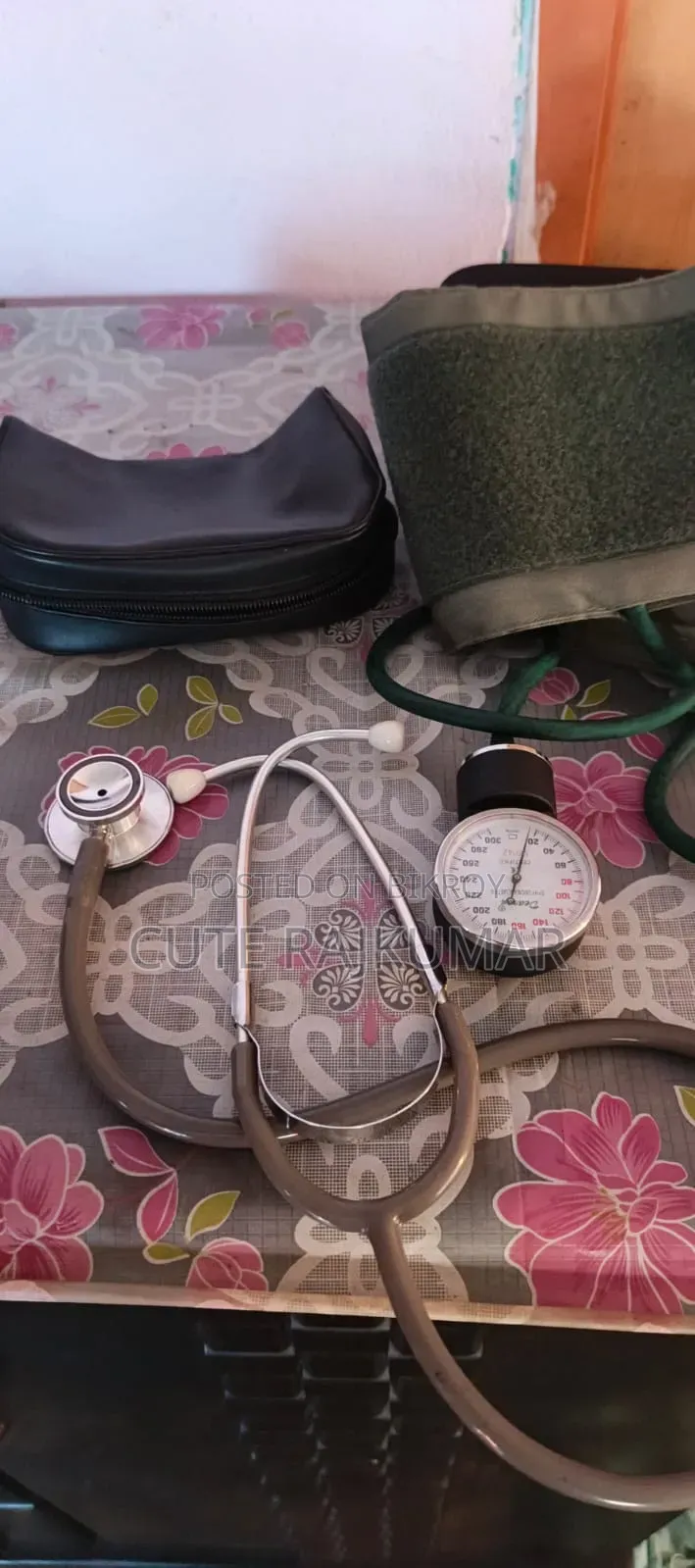 Blood Pressure Machine and Stethoscope