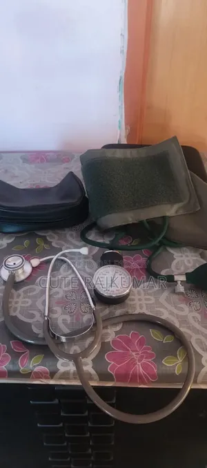 Blood Pressure Machine and Stethoscope