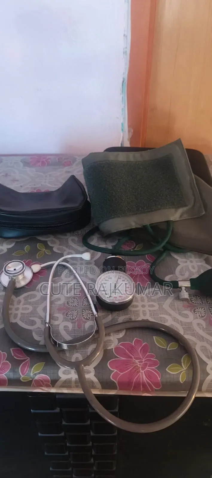 Blood Pressure Machine and Stethoscope