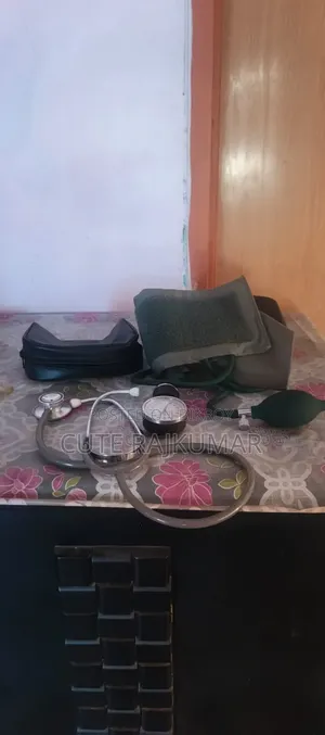 Blood Pressure Machine and Stethoscope