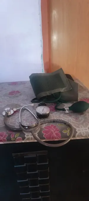 Blood Pressure Machine and Stethoscope