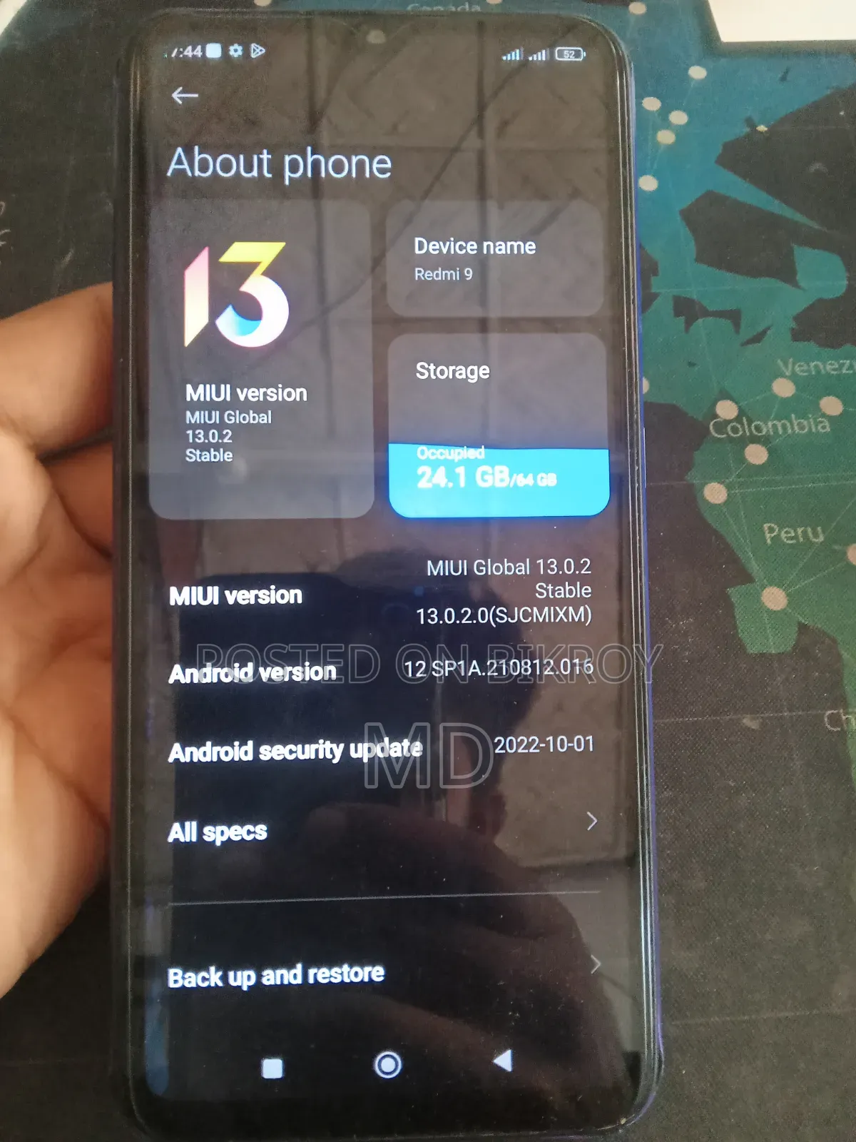 Xiaomi Redmi 9 64 GB Blue