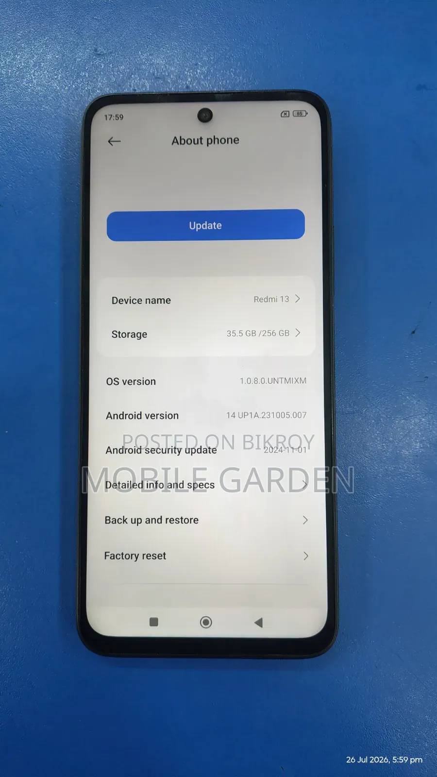 Xiaomi Redmi Note 13 256 GB Black
