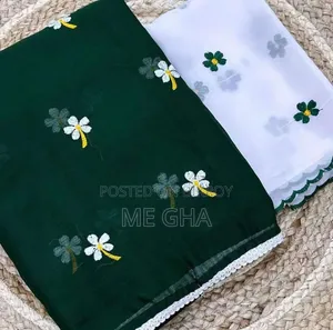 জর্জেট শাড়ি সাথে ব্লাউজ পিস