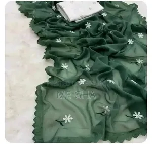 Georgette Saree With Blouse Piece