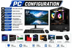 New Desktop Computer 8GB Intel Core I3 SSD 256GB