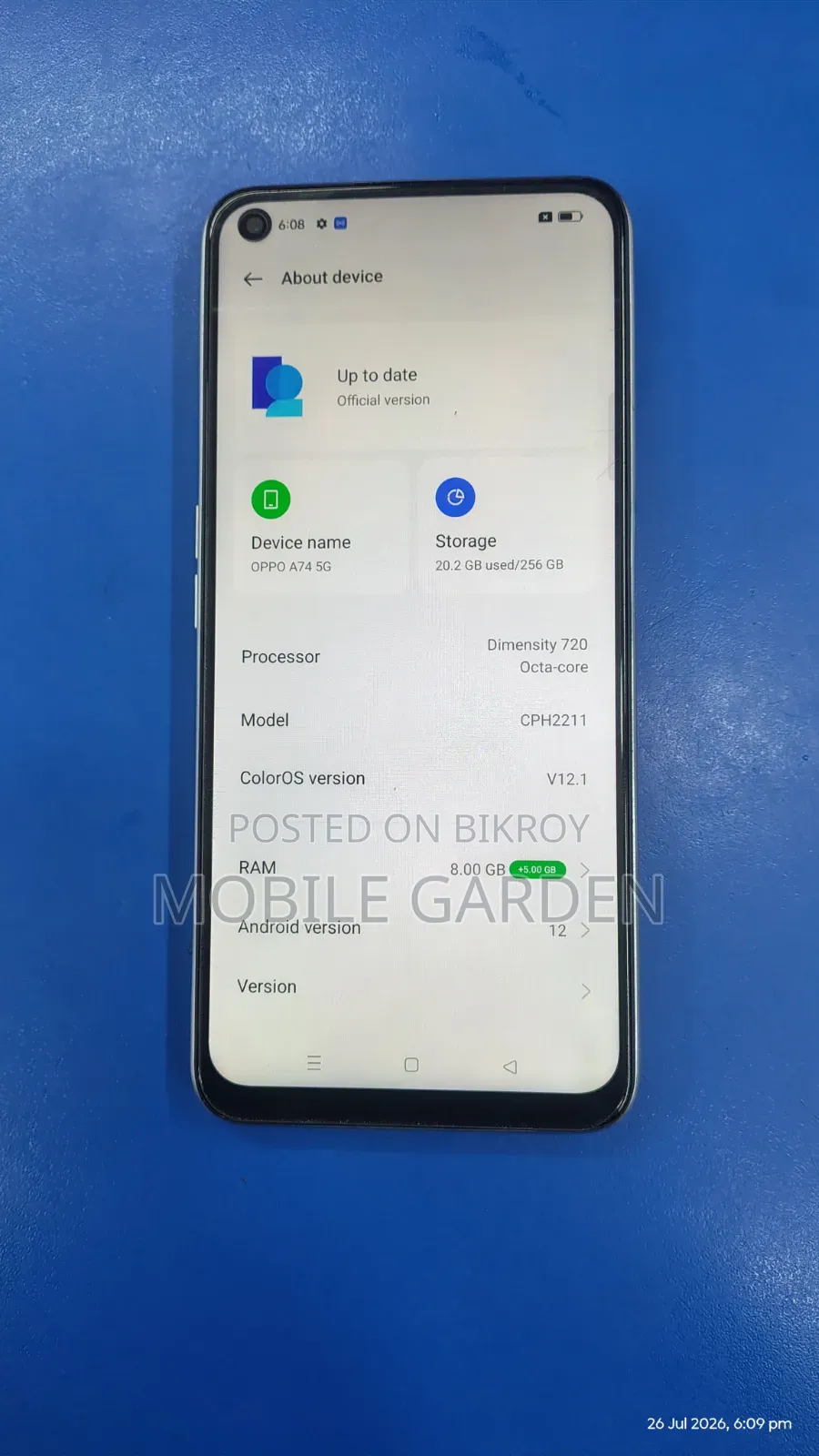 Oppo A74 5G 256 GB