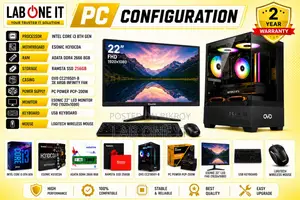 New Desktop Computer 8GB Intel Core I3 SSD 256GB