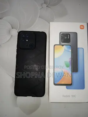 শাওমি রেডমি ১০সি ৬৪ জিবি ব্ল্যাক
