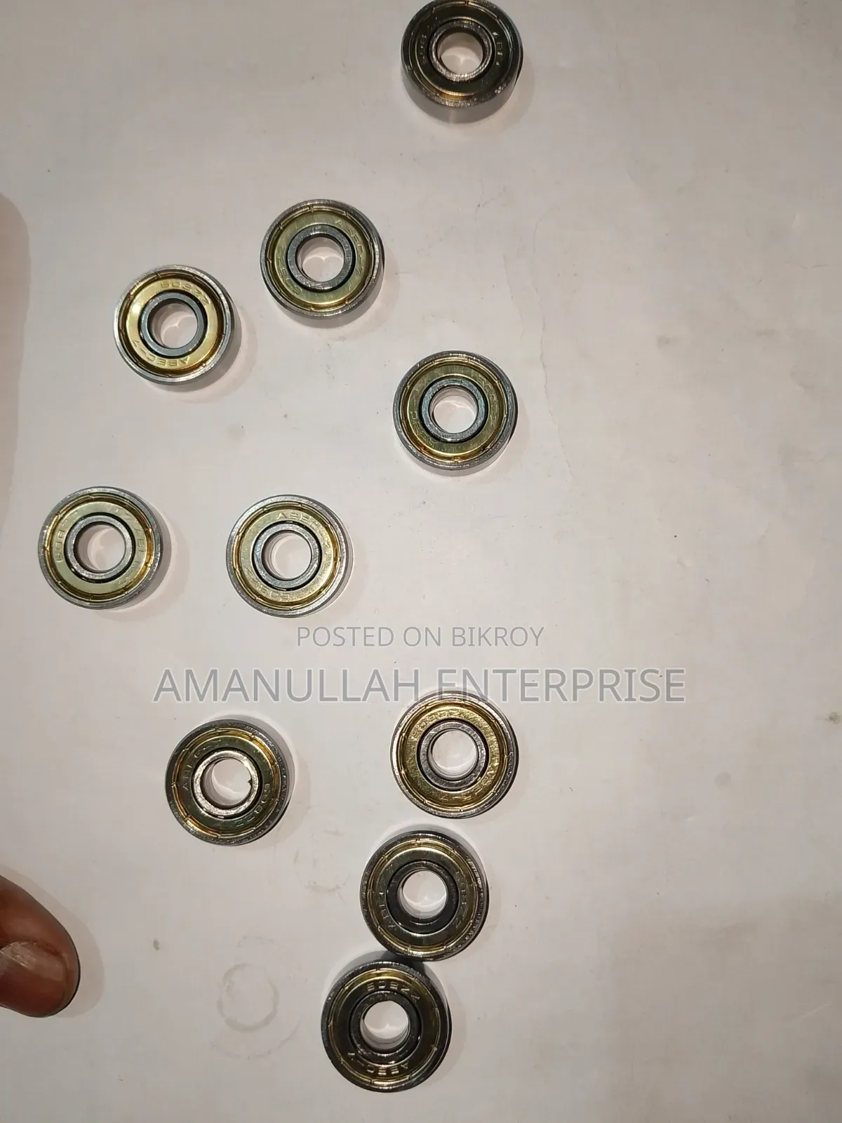 High-Speed ABEC-7 Skateboard Bearings | Smooth Durable (10 Pcs)
