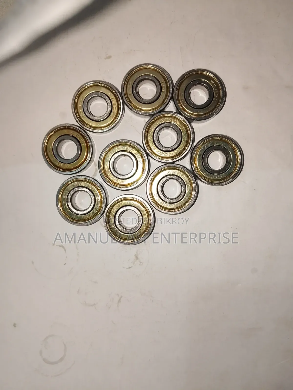 High-Speed ABEC-7 Skateboard Bearings | Smooth Durable (10 Pcs)