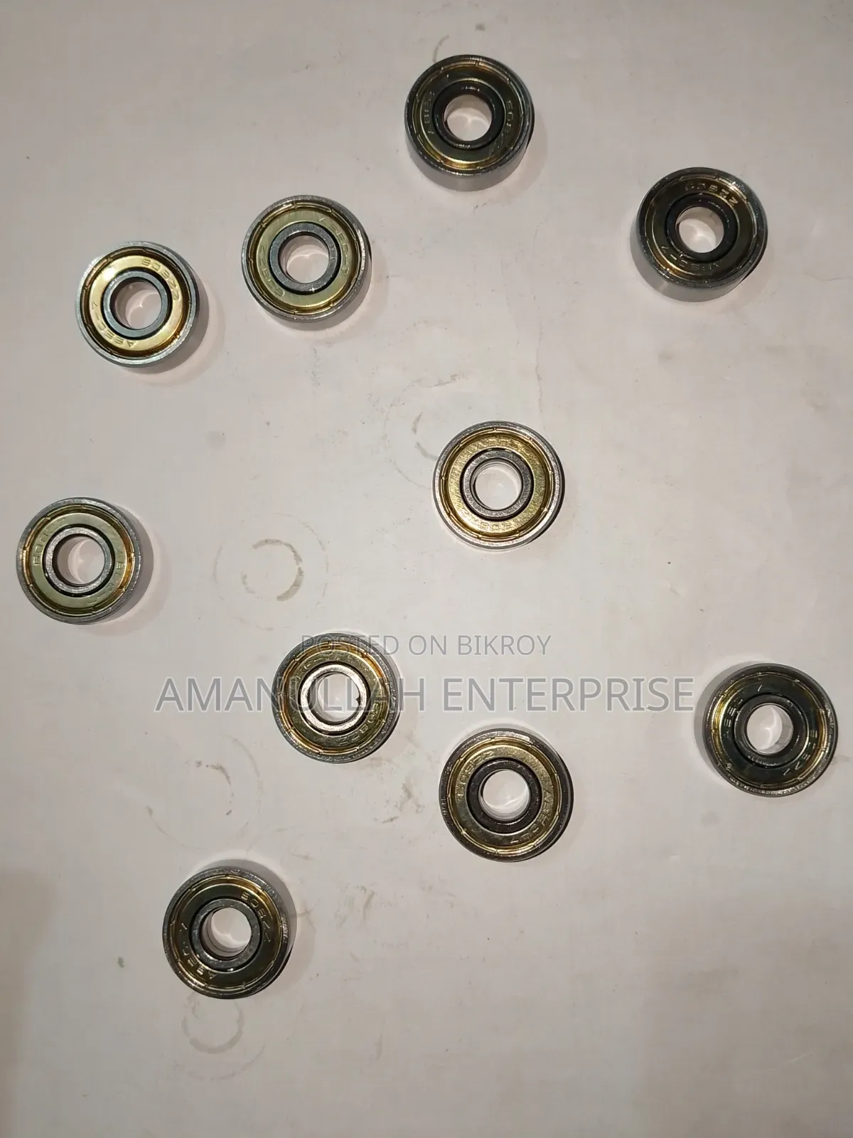 High-Speed ABEC-7 Skateboard Bearings | Smooth Durable (10 Pcs)
