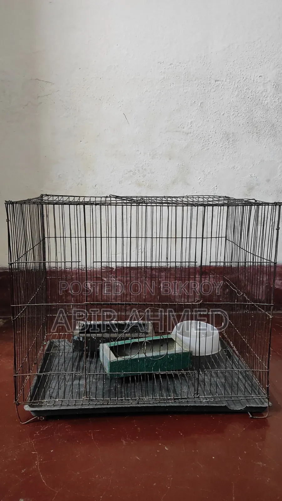 ৩ তাকের মোটা সিকের খাঁচা+মিডিয়াম সিঙ্গেল ১টি খাঁচা