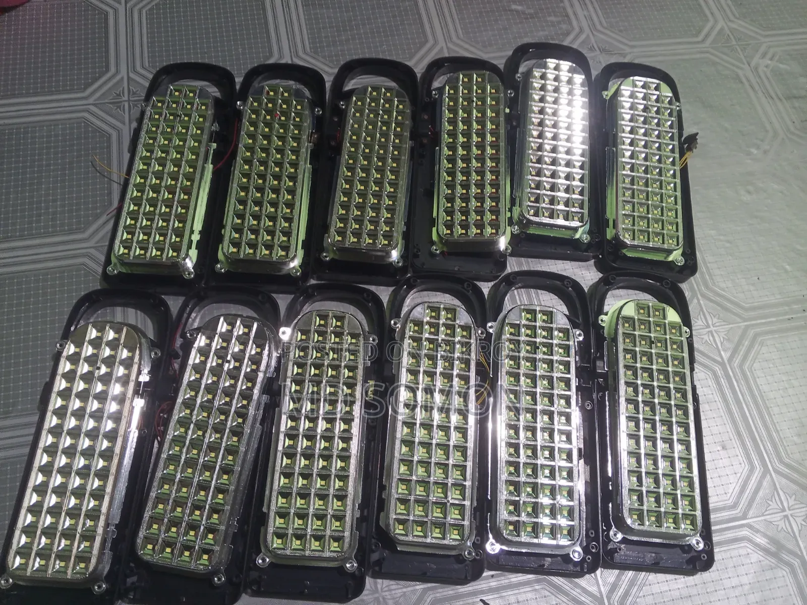 LED Emergency Light Body (Without Battery and Front Cover) - 100 Pieces