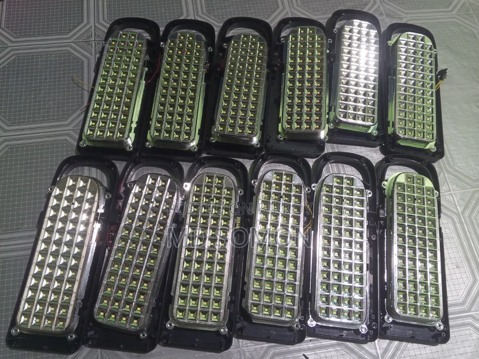 LED Emergency Light Body (Without Battery and Front Cover) - 100 Pieces