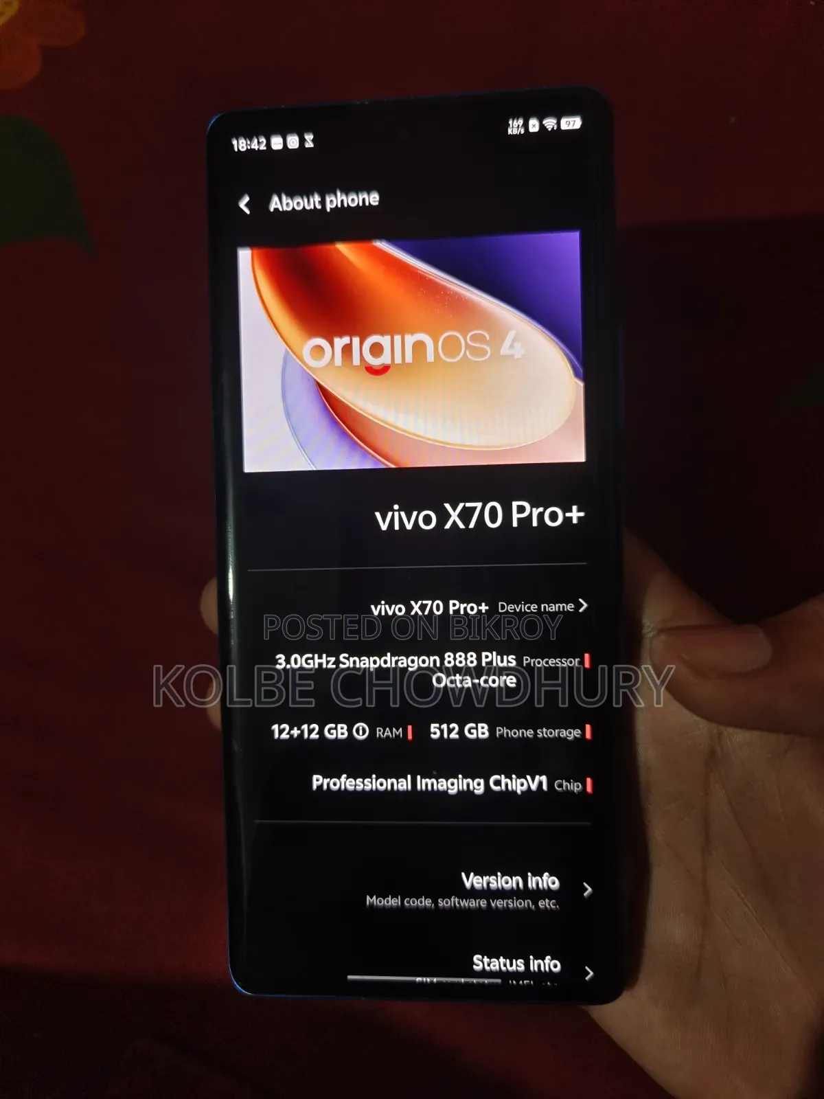 Vivo X70 Pro 256 GB Blue
