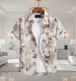 Fashionable Digital Printed Premium Half Sleeve Shirt