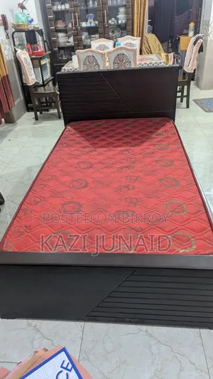 Selling Single Bed Frame With Mattress.