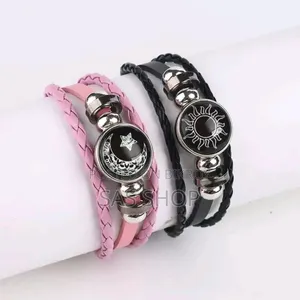 Trendy Couple Sun Moon Bracelet