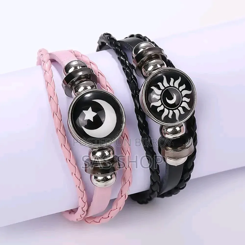 Trendy Couple Sun Moon Bracelet