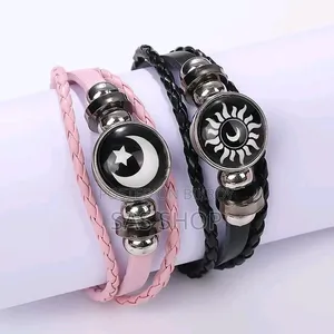 Trendy Couple Sun Moon Bracelet