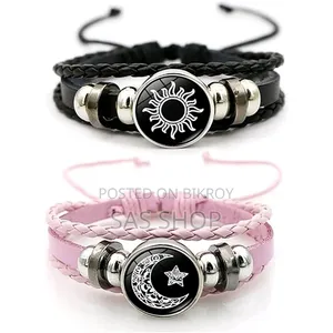 Trendy Couple Sun Moon Bracelet