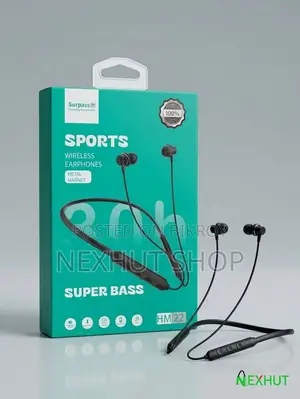 Surpass HM22 Sports Wireless Earphones – Super Bass Edition!