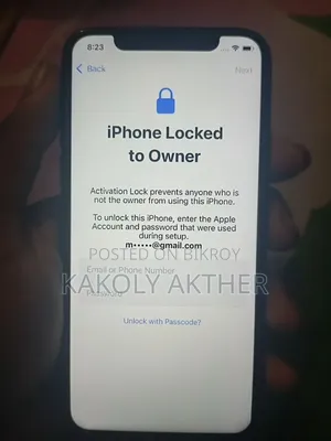 Apple iPhone X 64 GB Black
