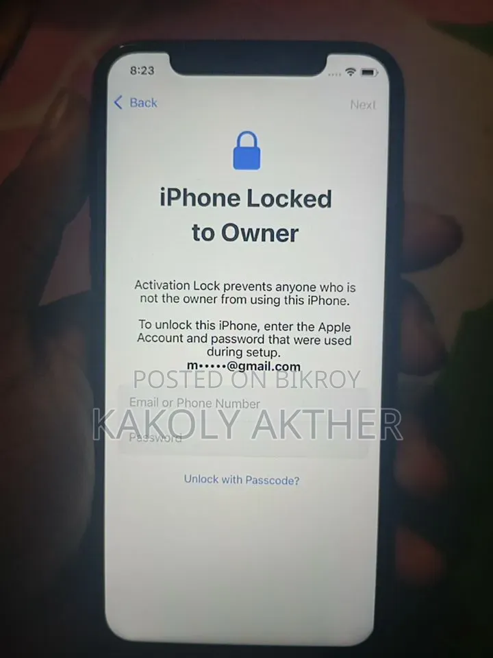 Apple iPhone X 64 GB Black