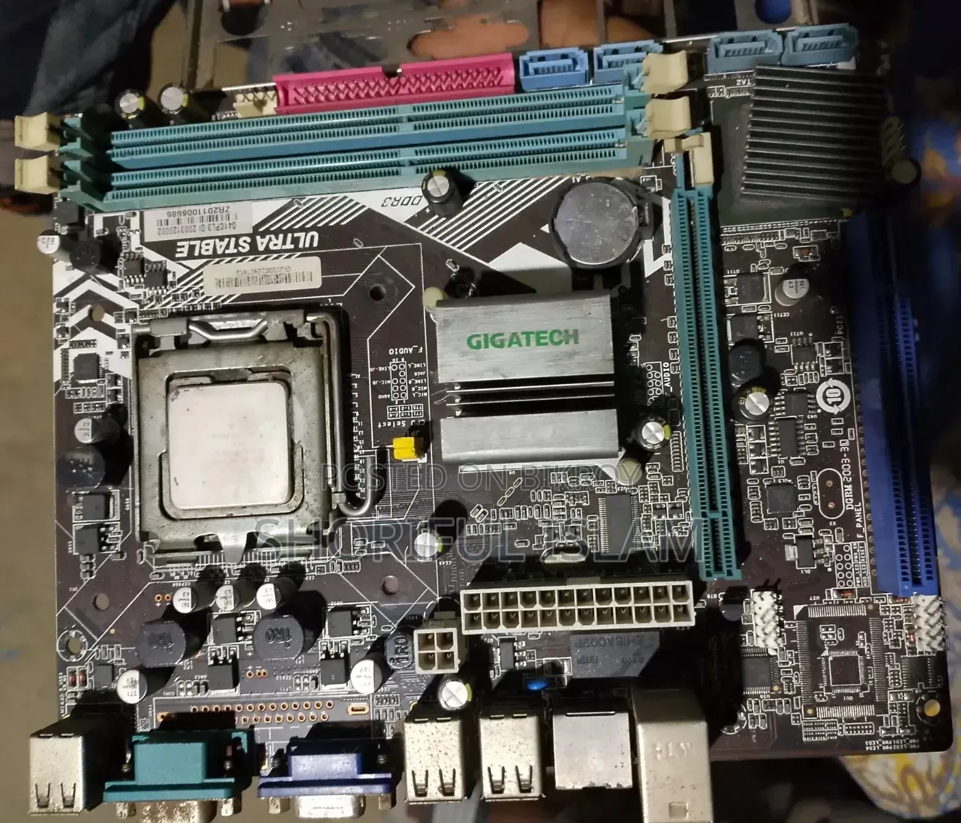 Gigatech G41 + Processor