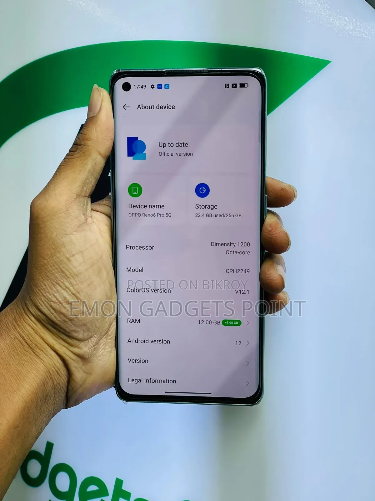 Oppo Reno6 Pro 5G 256 GB Blue