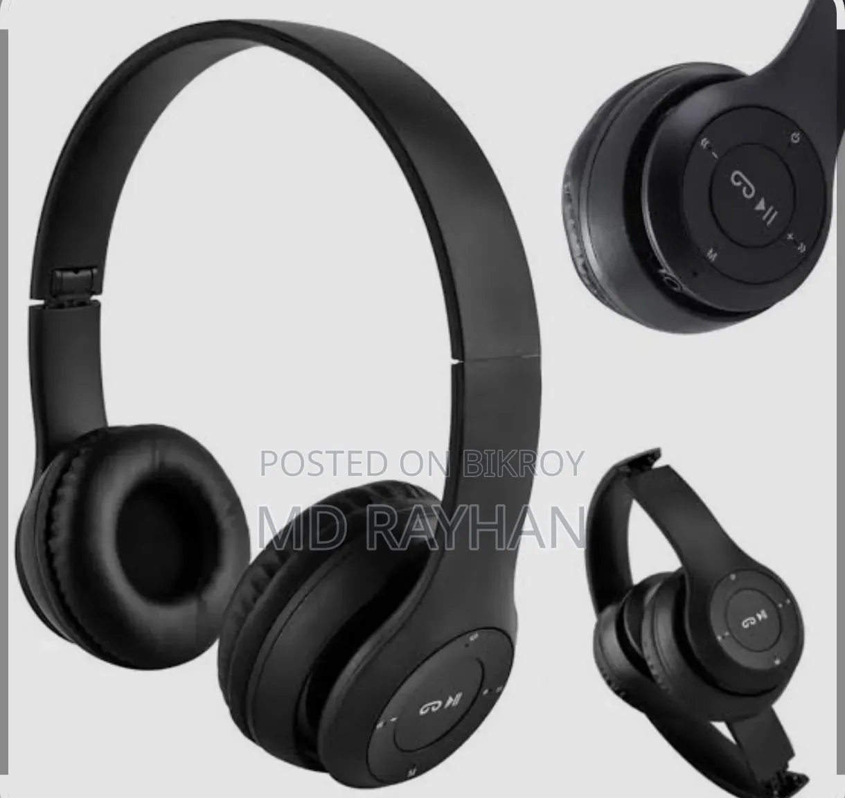 Premium Sound Quality Within Budget! P47 Wireless Headphone