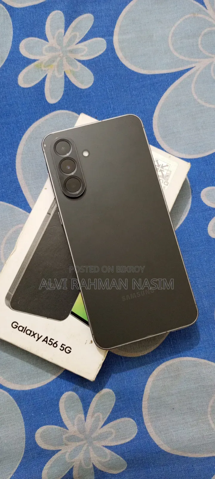 স্যামসাং গ্যালাক্সি এ৫৬ ২৫৬ জিবি ব্ল্যাক