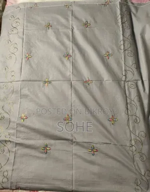 Ganga Mishal Cotton Embroidered Three-Piece