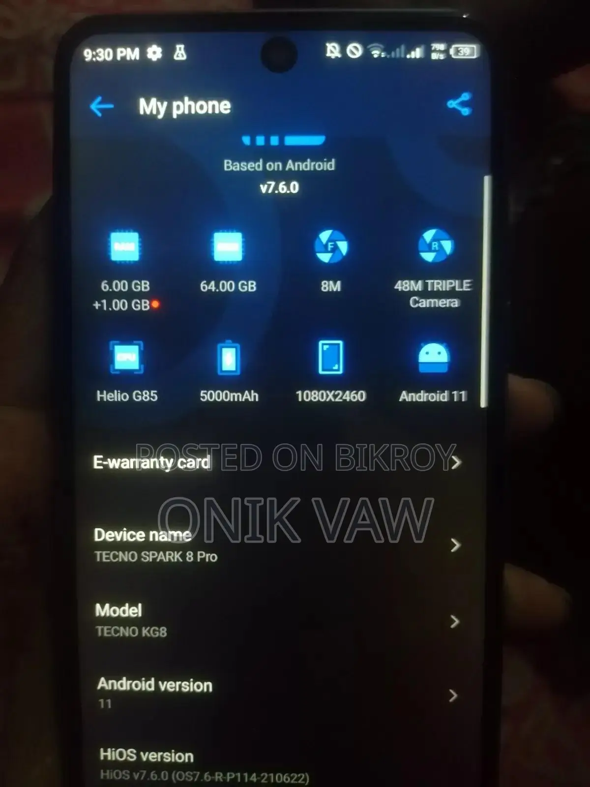 Tecno Spark 8 Pro 64 GB Pink