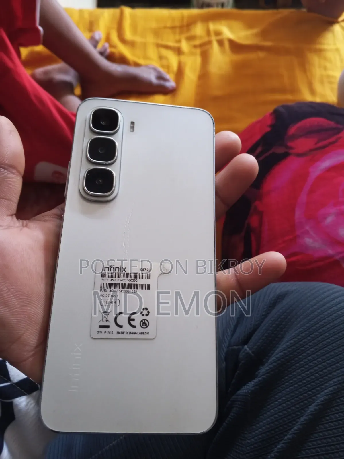 New Infinix Hot 60i 128 GB Silver