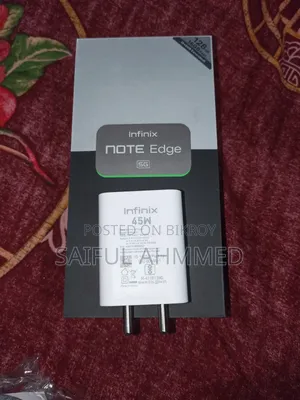নতুন ইনফিনিক্স নোট এজ ১২৮ জিবি কালো