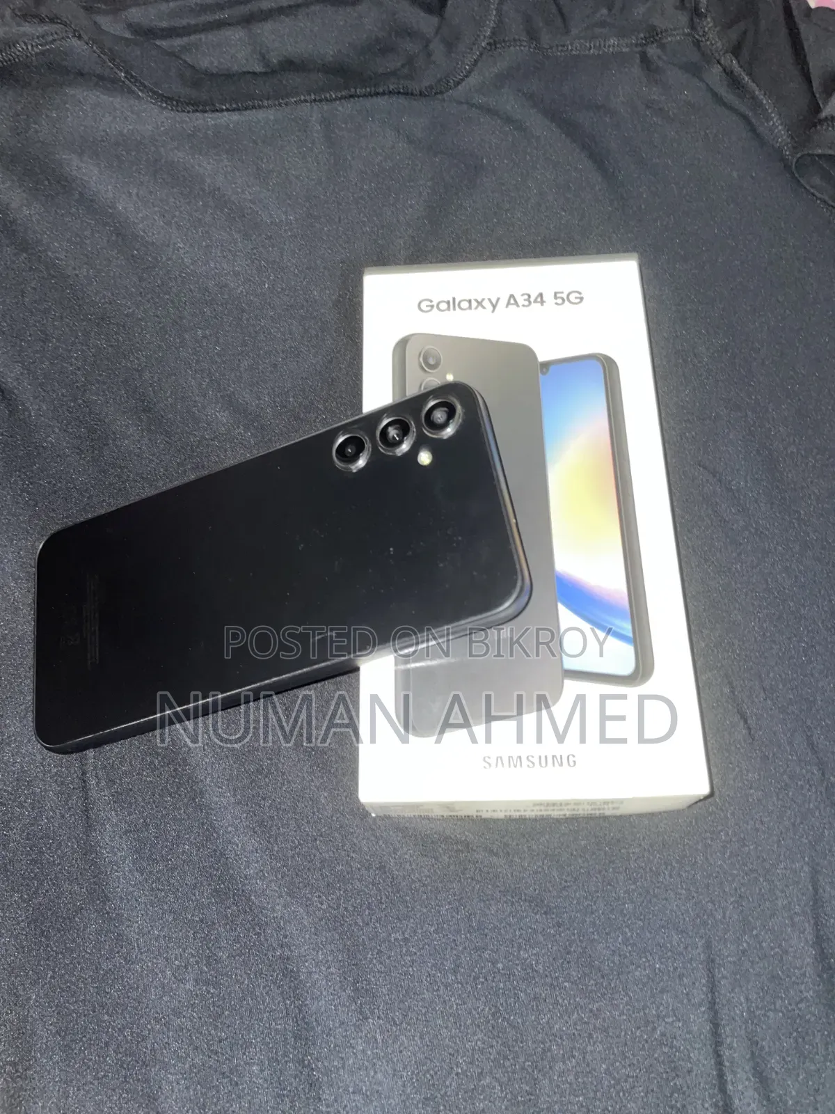 New Samsung Galaxy A34 5G 128 GB Black