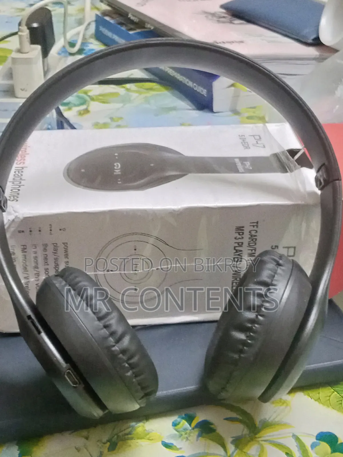Headband Folding Stereo Bluetooth Headphone Wireless Head - P47