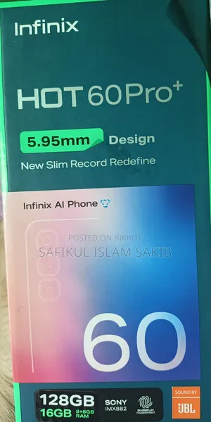New Infinix Hot 60 Pro+ 128 GB White