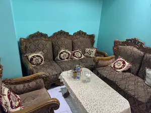 7-Seater Teak Wood Sofa