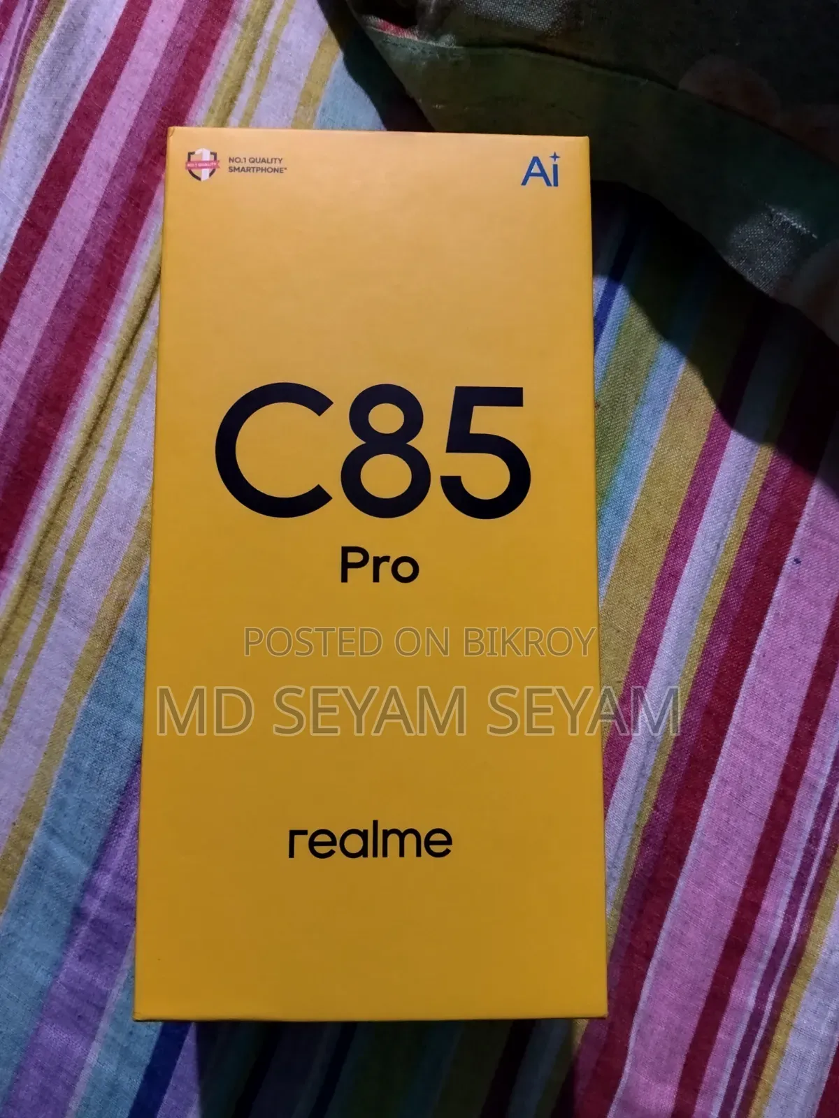 নতুন রিয়েলমি সি৮৫ প্রো ১২৮ জিবি নীল