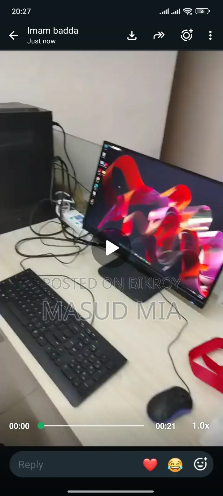 Desktop Computer 8GB AMD Ryzen 5 HDD 1T